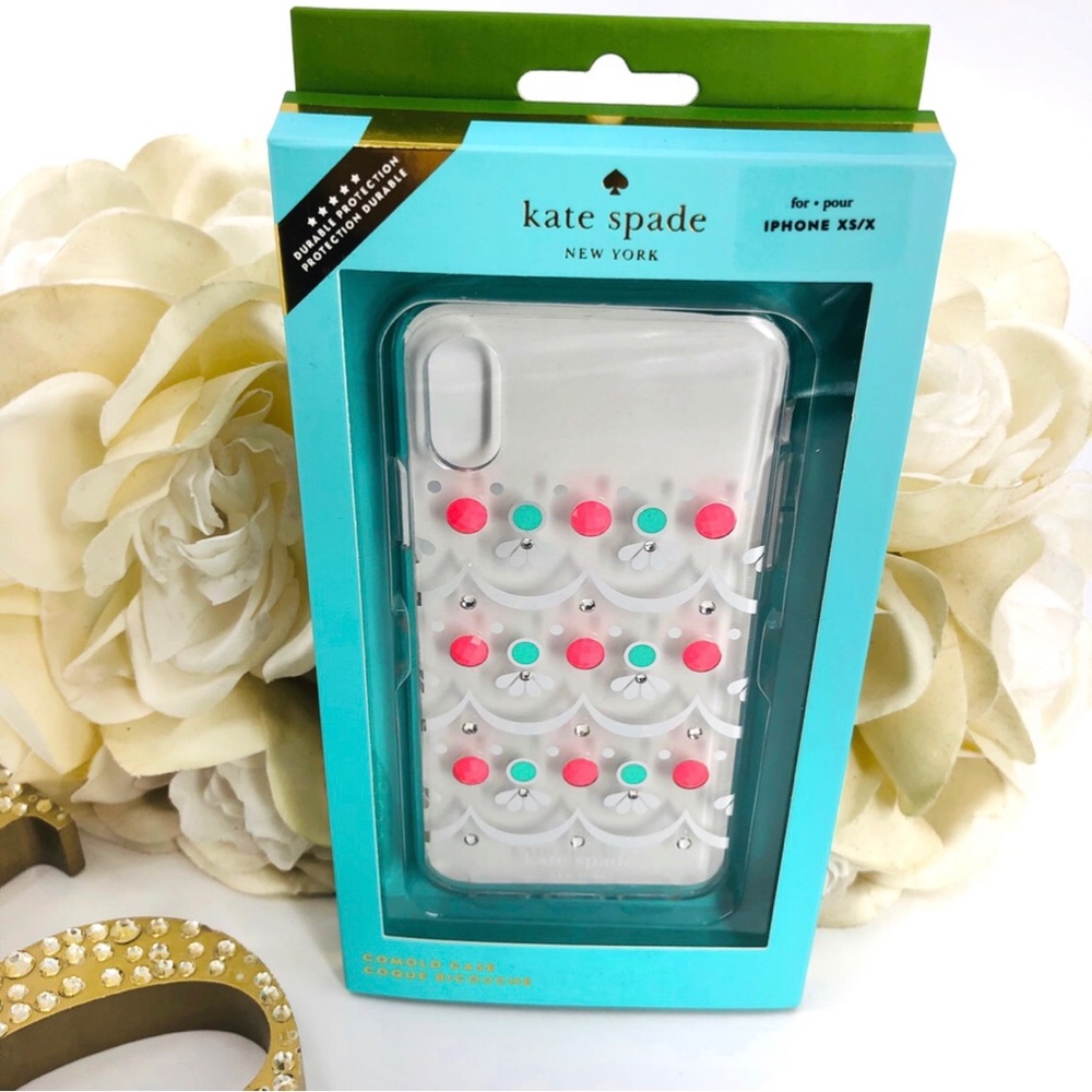 Kate Spade iPhone X/XS Embelished Rhinestone Case